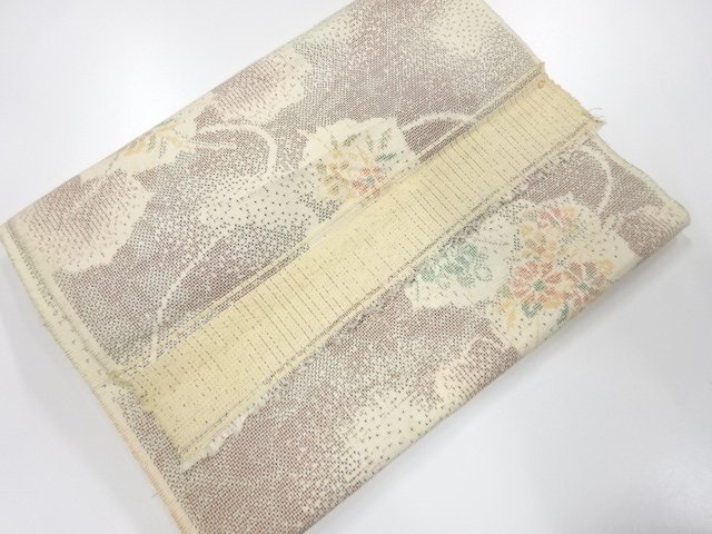 JAPANESE KIMONO / ANTIQUE BOLT FOR KIMONO / SILK / TSUMUGI